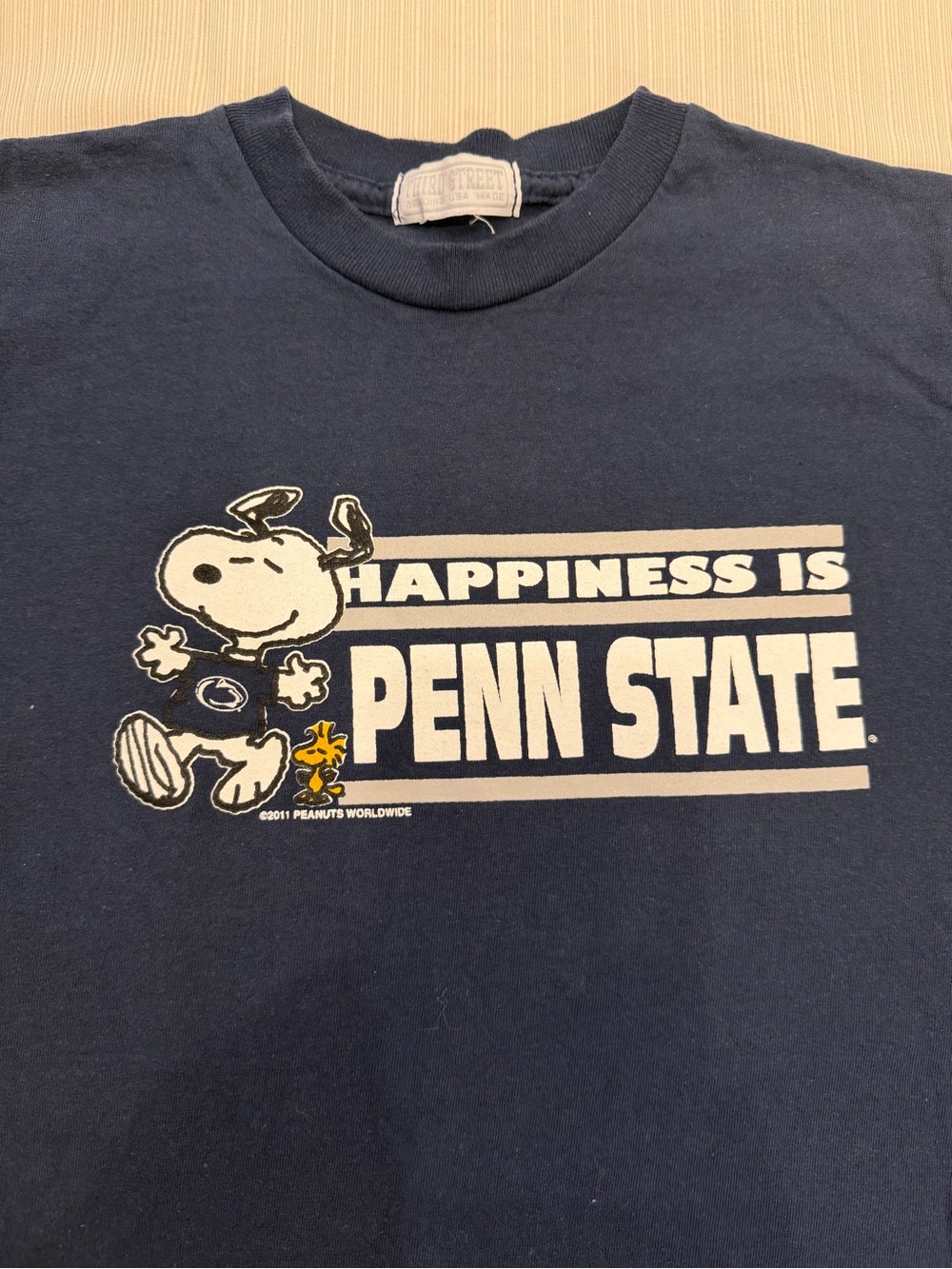 Penn State Women's Navy 'Happiness Is Penn State' Graphic Tee